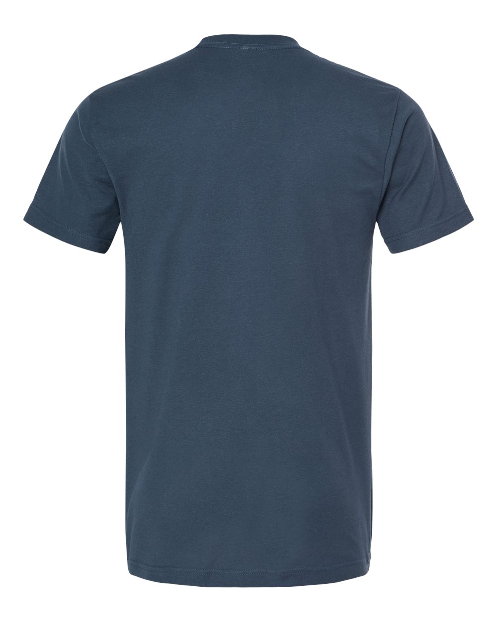 Rear View of Indigo Fine Jersey T-Shirt - 202