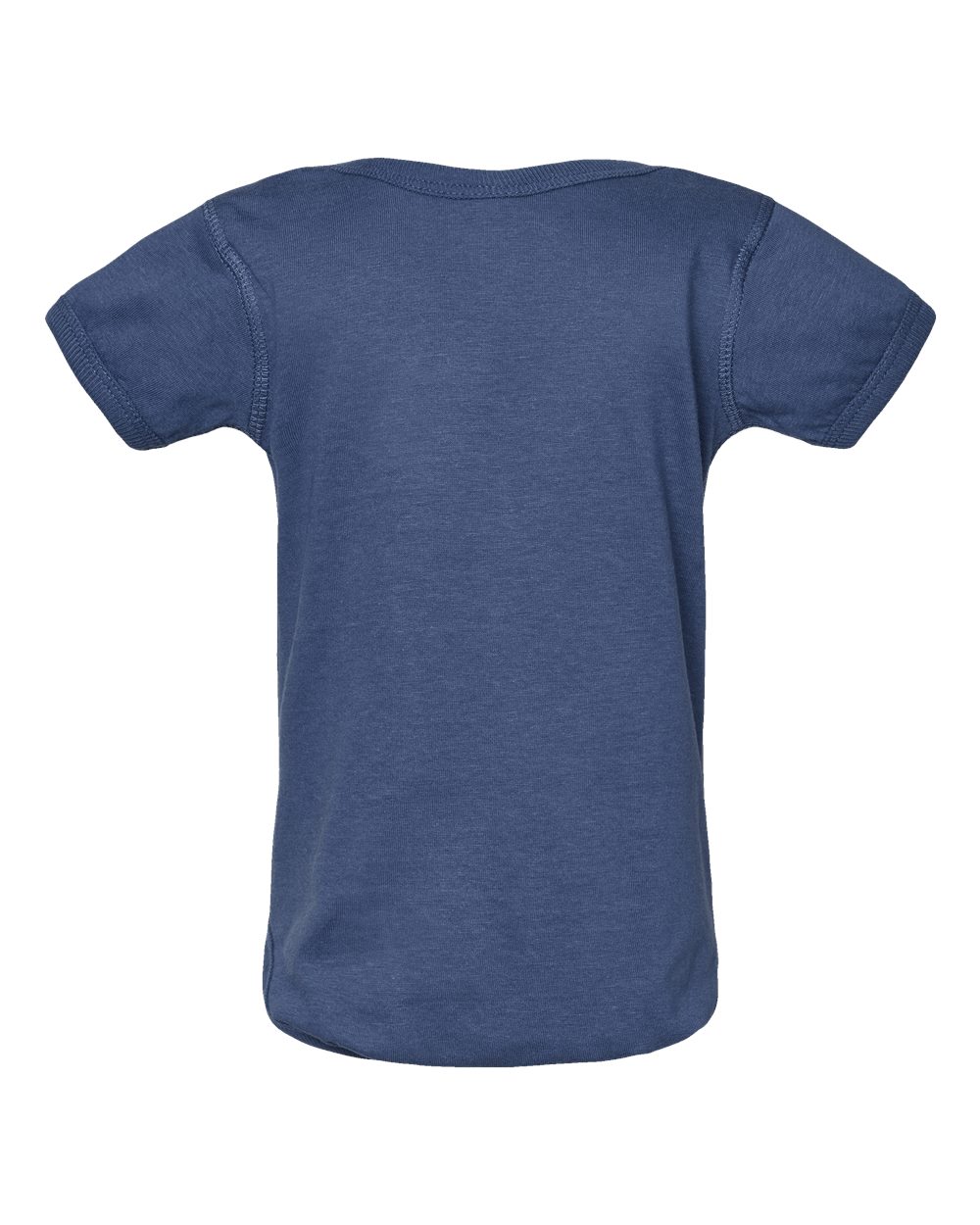 Rear View of Indigo Infant Fine Jersey Bodysuit - 4424