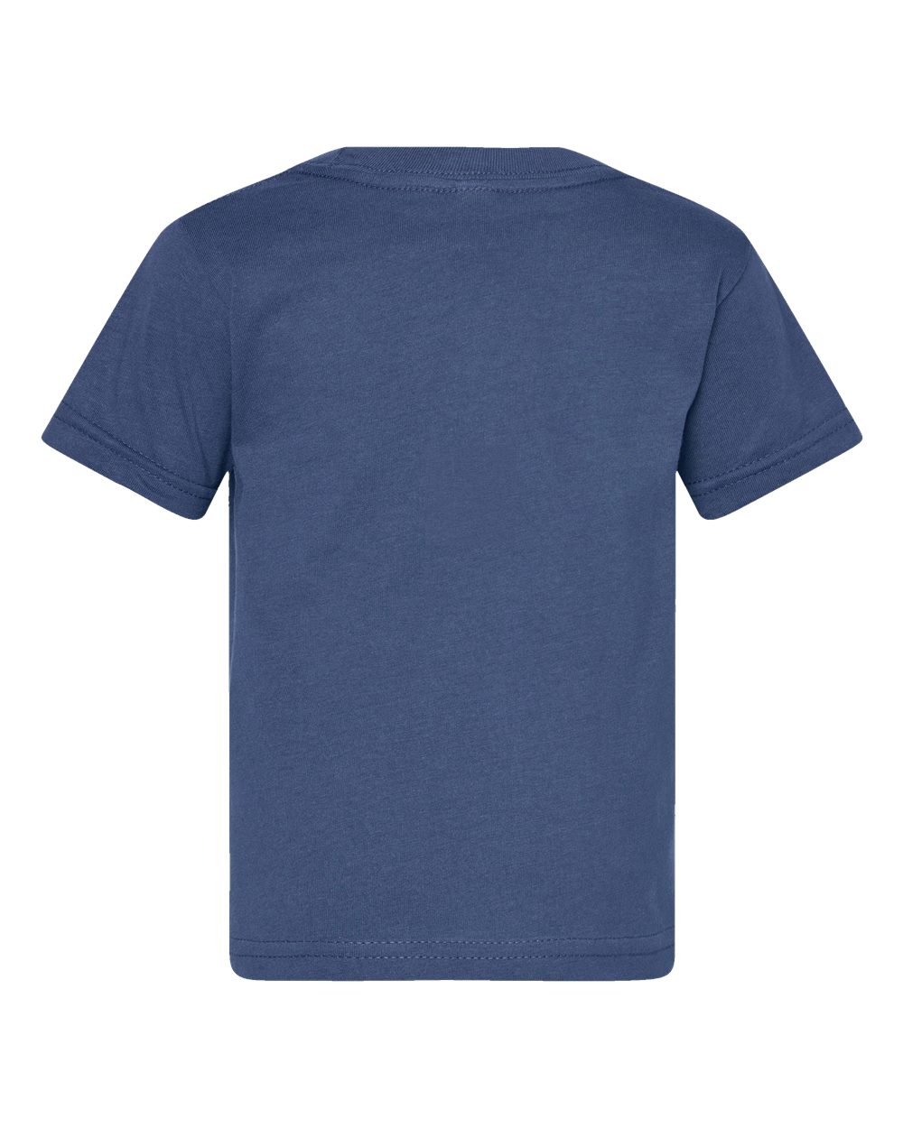 Rear View of Indigo Infant Fine Jersey Tee - 3322