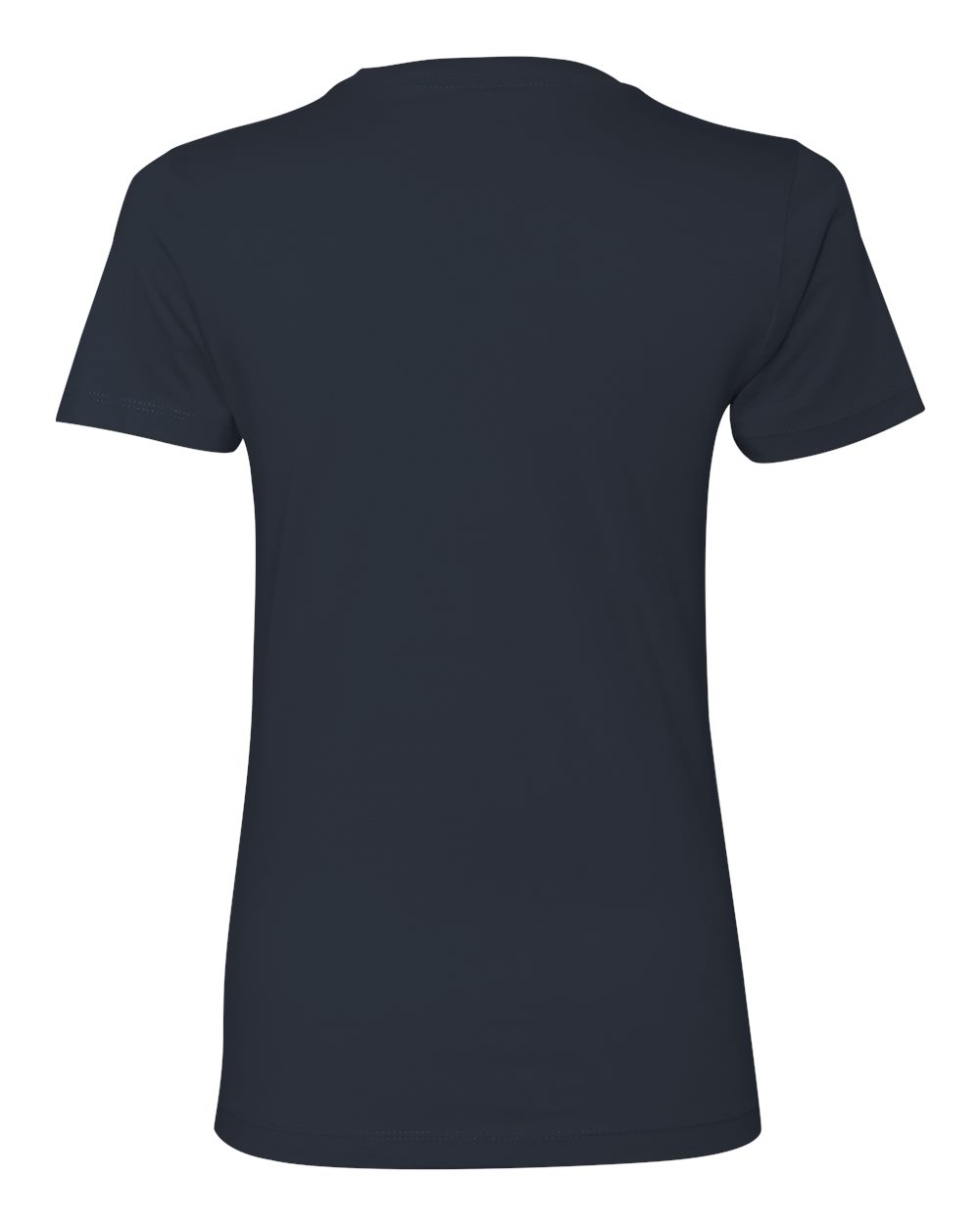 Rear View of Indigo Women’s Cotton T-Shirt - 3900