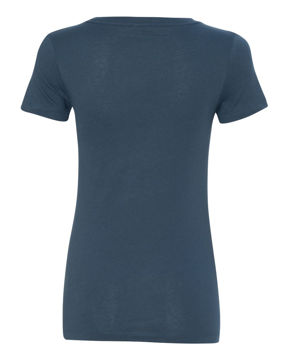 Rear View of Indigo Women's Ideal V-Neck T-Shirt - 1540