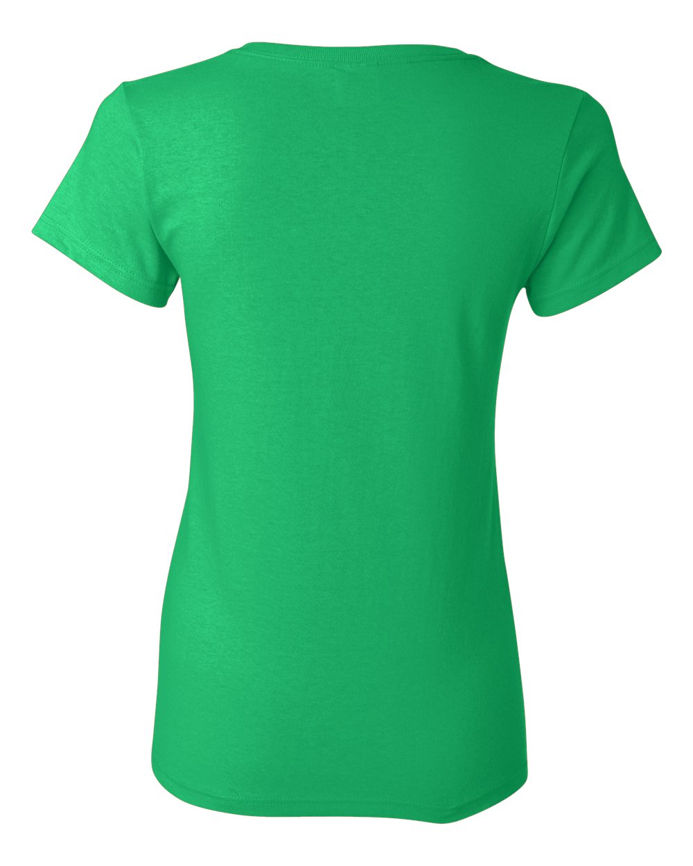 Rear View of Irish Green Heavy Cotton™ Women’s T-Shirt - 5000L