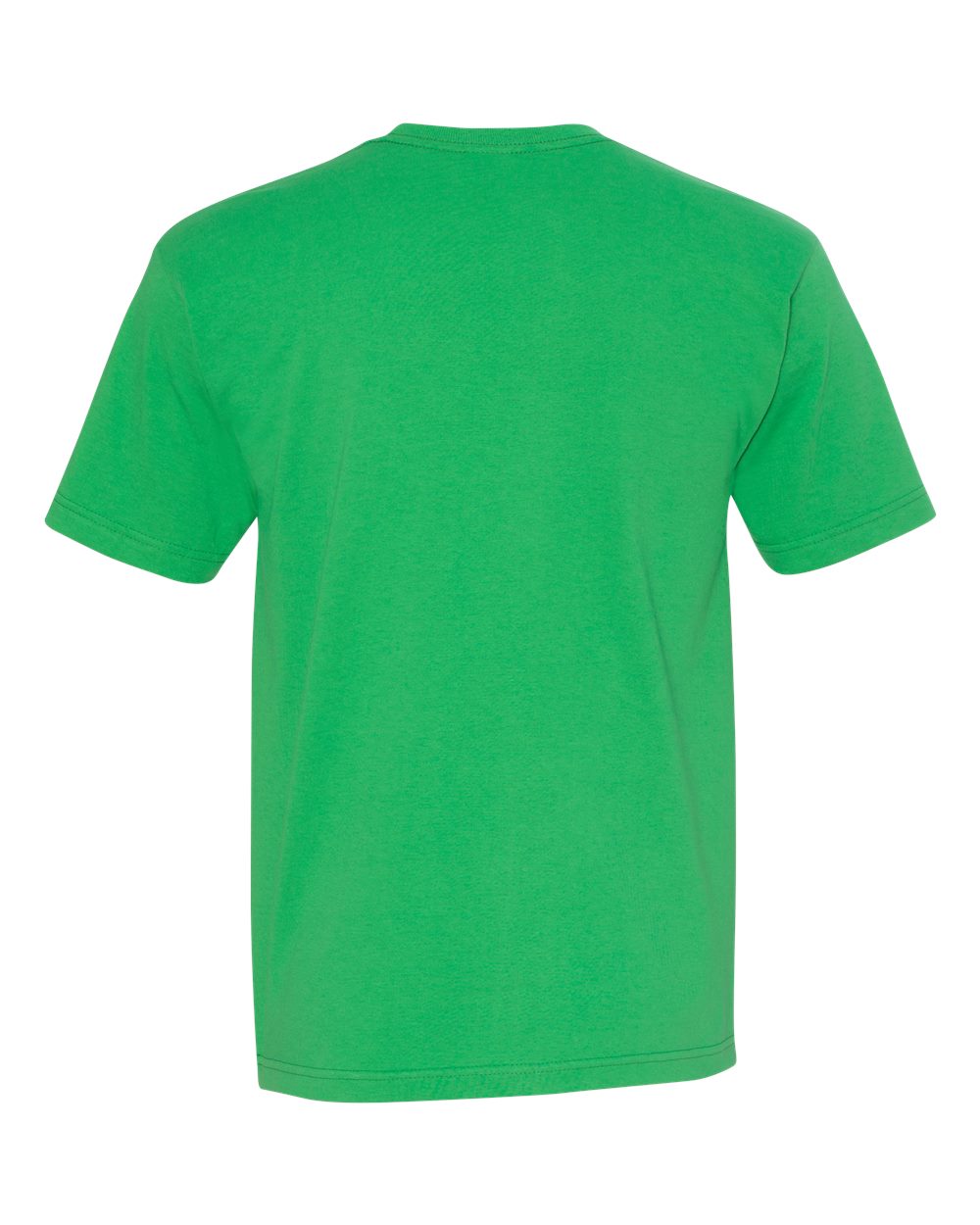 Rear View of Irish Kelly USA-Made Midweight T-Shirt - 5040