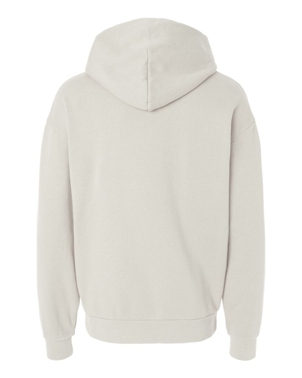 Rear View of Ivory Avenue Hooded Sweatshirt - IND280SL