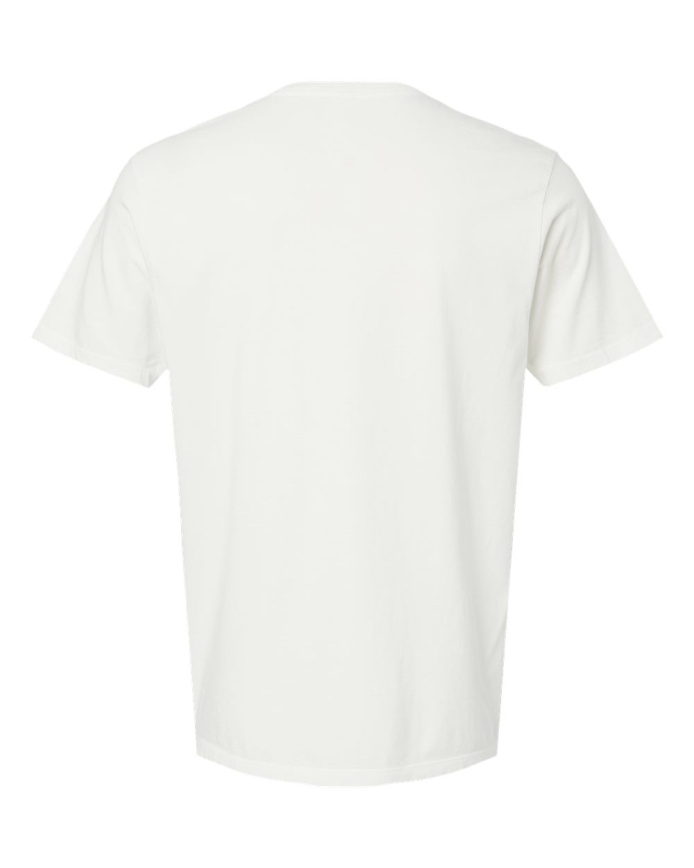 Rear View of Ivory Organic T-Shirt - 400