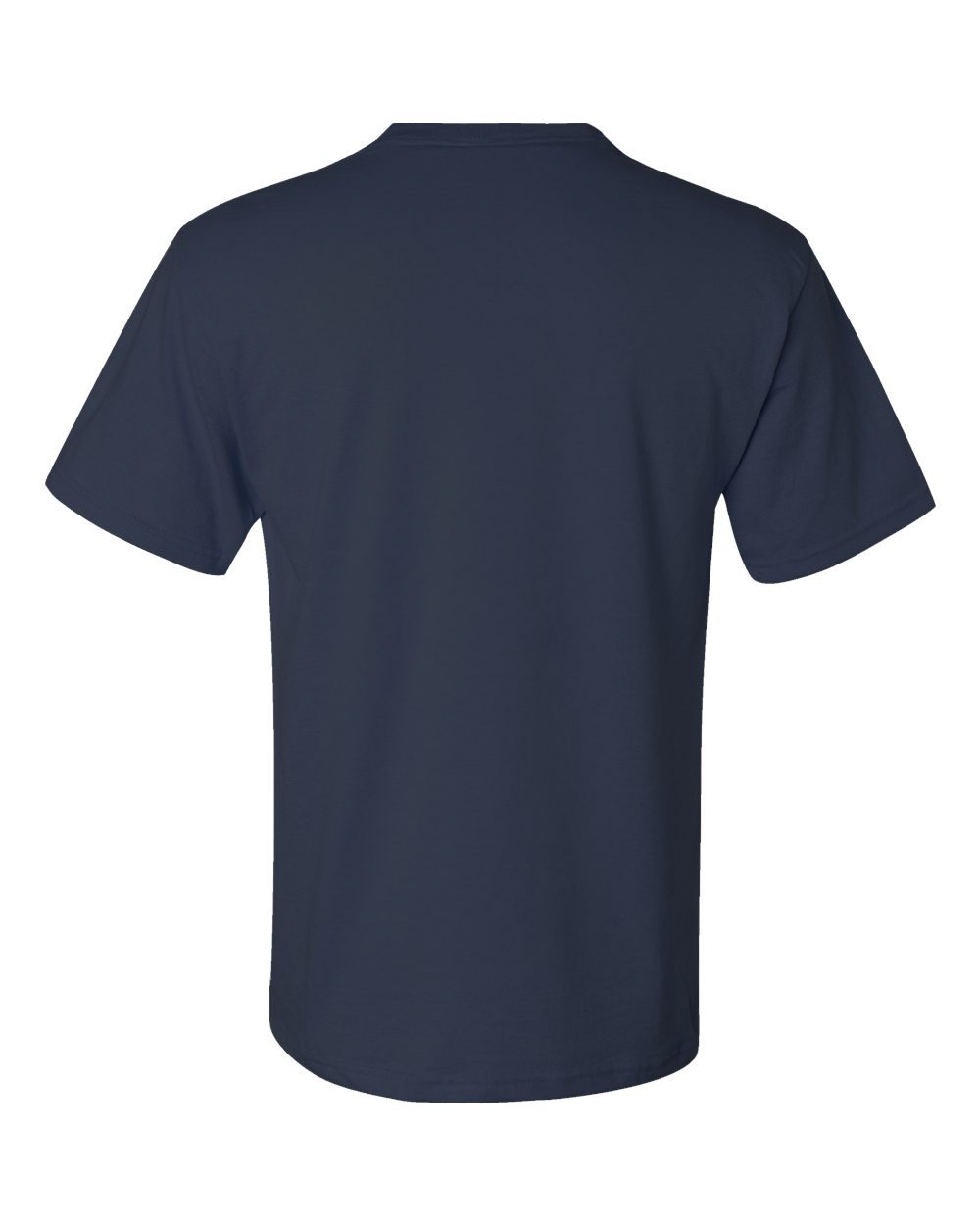 Rear View of J. Navy Dri-Power® 50/50 Pocket T-Shirt - 29MPR