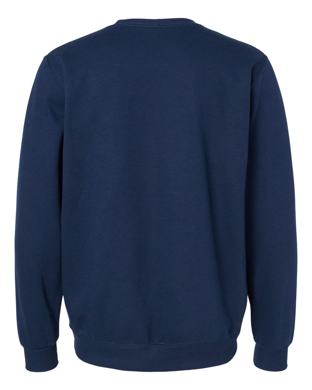 Rear View of J. Navy Eco™ Premium Blend Ring-Spun Crewneck Sweatshirt - 701MR