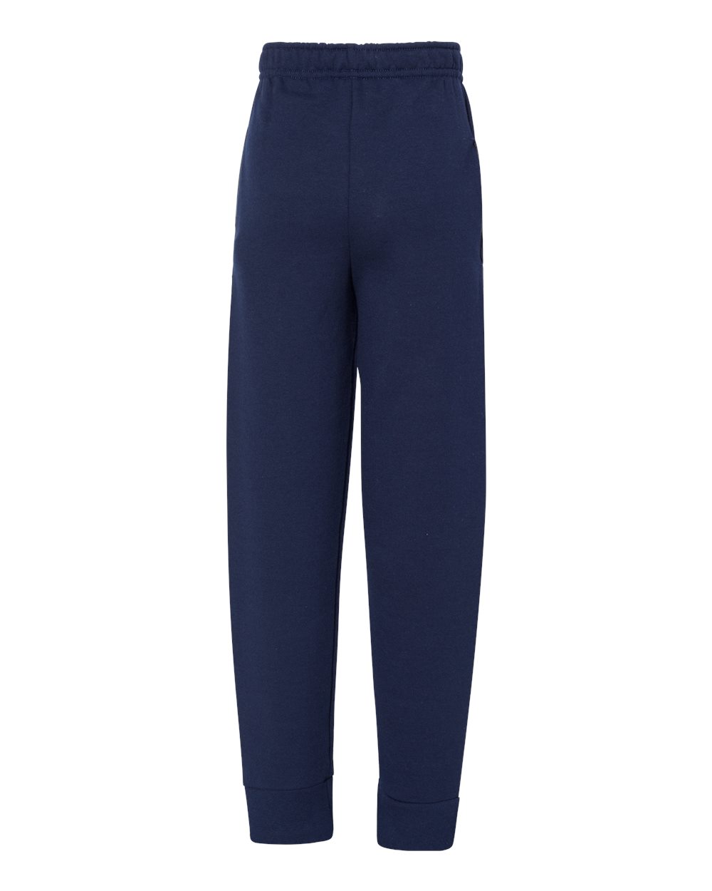 Rear View of J. Navy NuBlend® Youth Joggers - 975YR