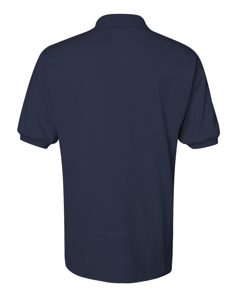Rear View of J. Navy SpotShield® 50/50 Polo - 437MSR
