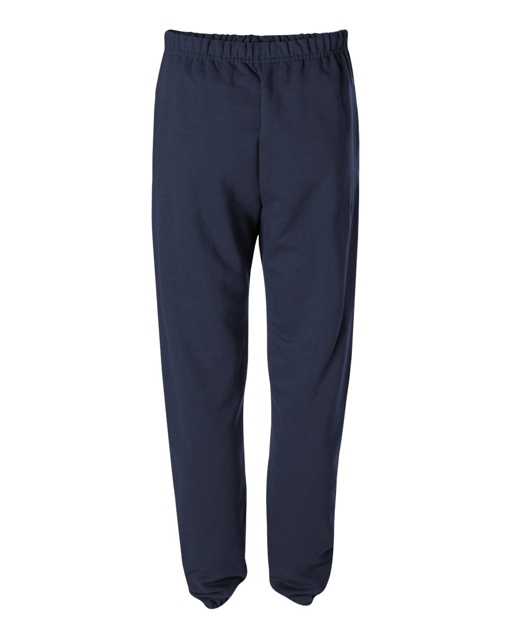 Rear View of J. Navy Super Sweats NuBlend® Sweatpants with Pockets - 4850MR