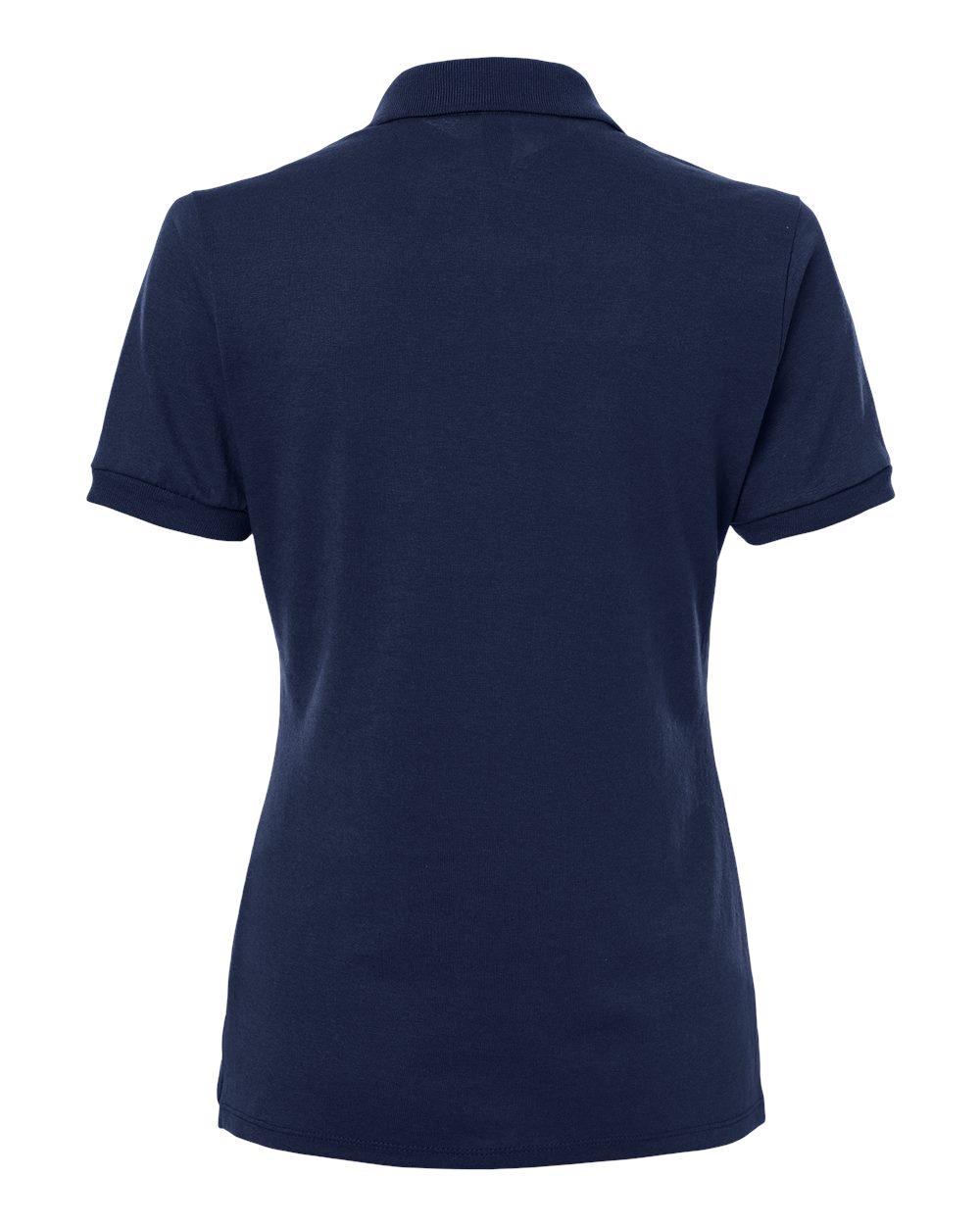 Rear View of J. Navy Women's Dri-Power® Polo - 437F