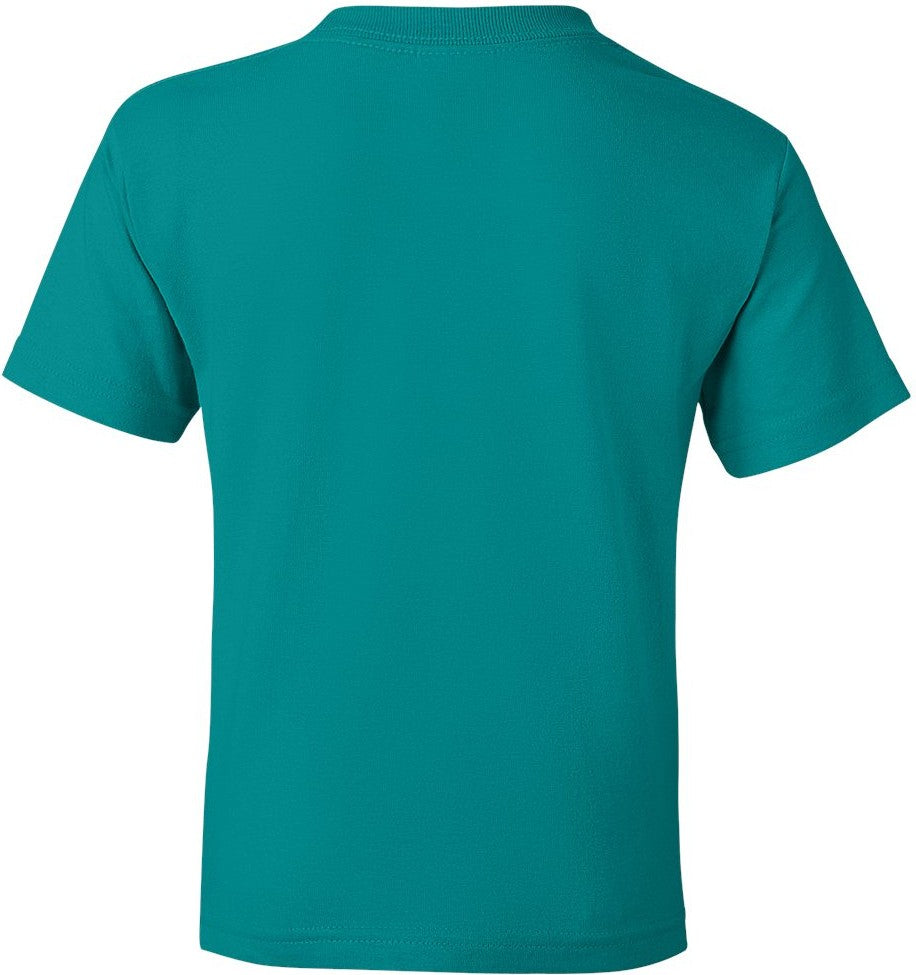 Rear View of Jade Dome DryBlend® Youth T-Shirt - 8000B