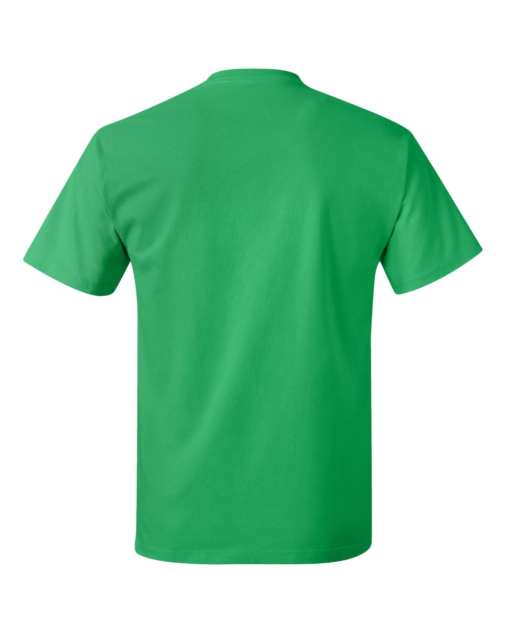 Rear View of Kelly Green Authentic T-Shirt - 5250