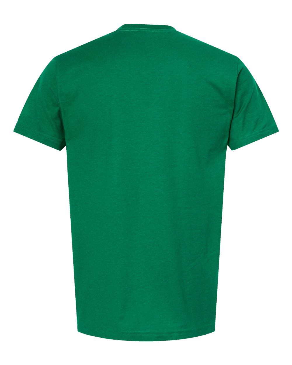 Rear View of Kelly Green Fine Jersey T-Shirt - 202