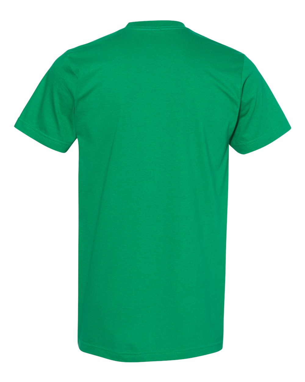 Rear View of Kelly Green Fine Jersey Tee - 2001