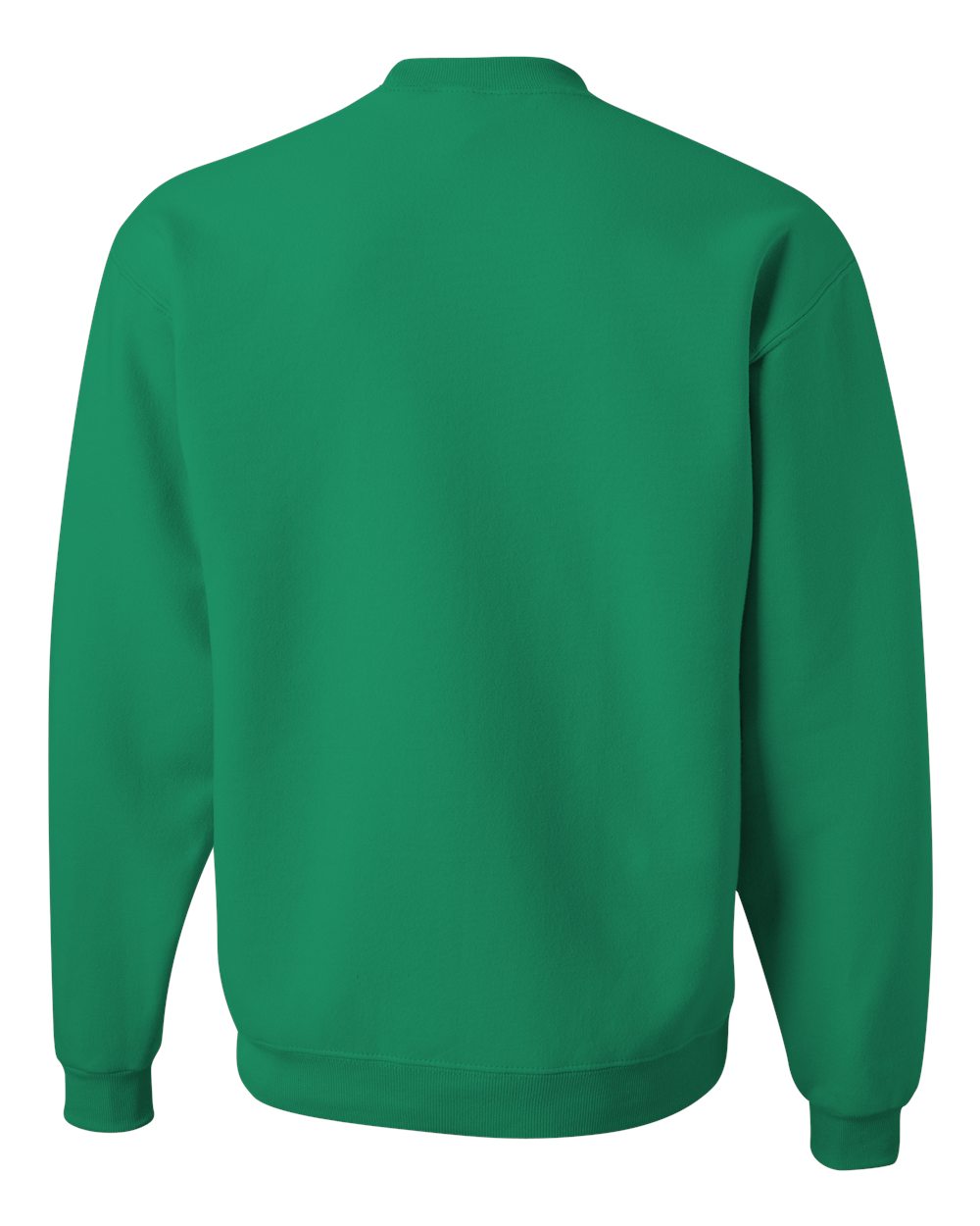 Rear View of Kelly NuBlend® Crewneck Sweatshirt - 562MR