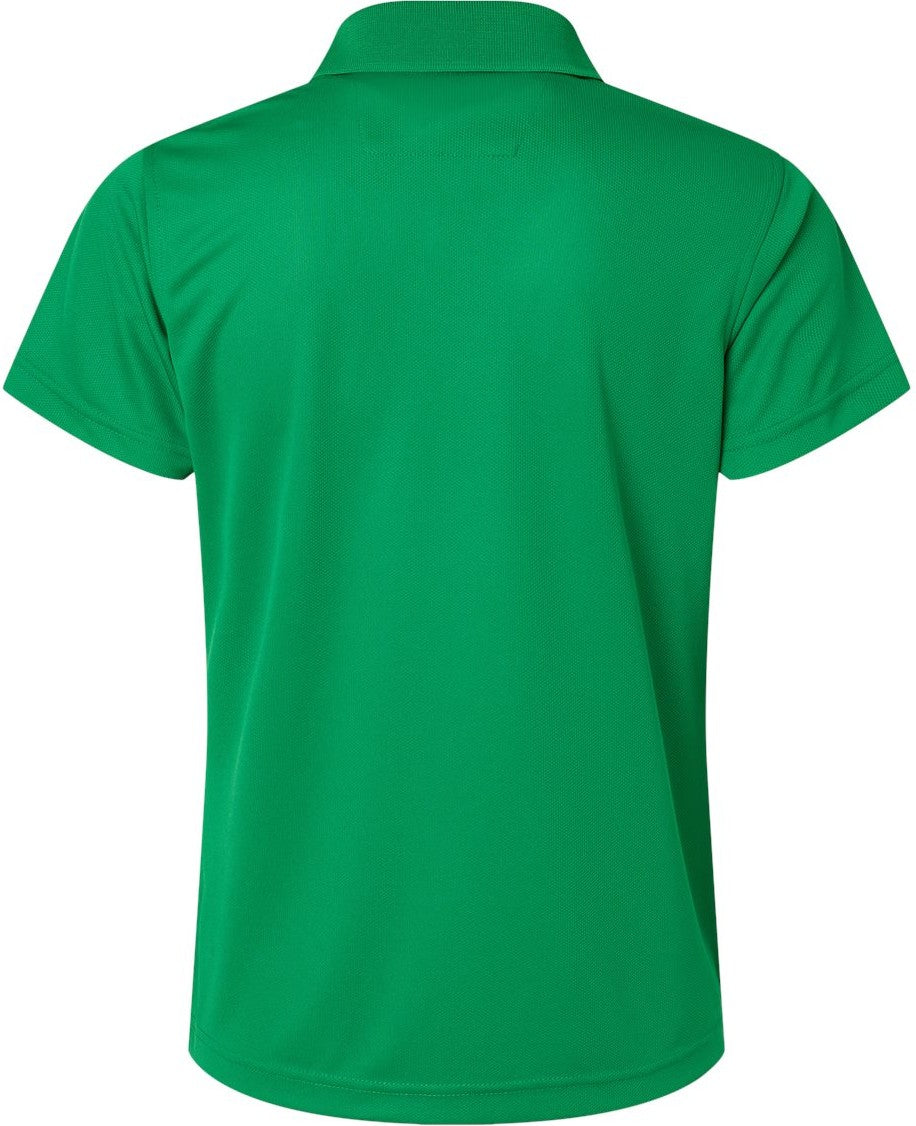 Front View of Kelly Women's Saratoga Performance Mini Mesh Polo - 104