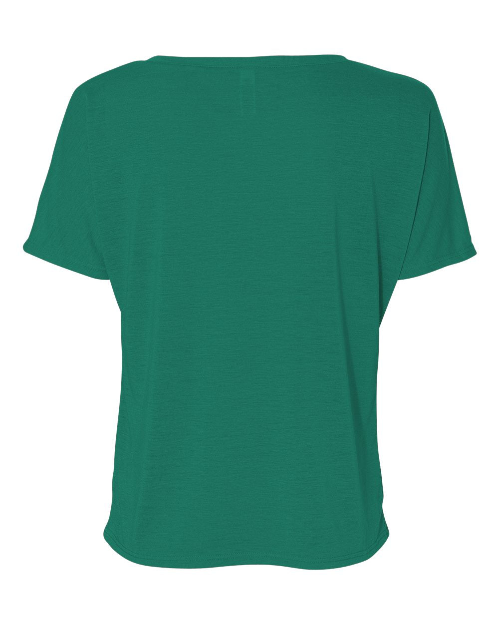 Rear View of Kelly Women’s Slouchy V-Neck Tee - 8815