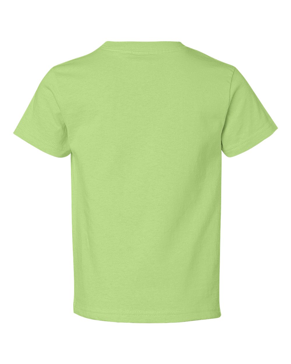 Rear View of Key Lime Juvy Youth Short Sleeve T-Shirt - 3301J