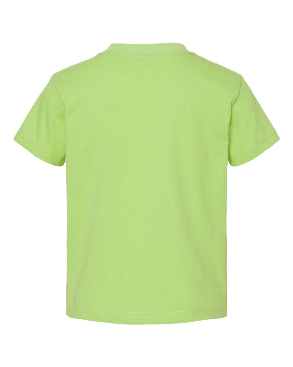 Rear View of Key Lime Toddler Cotton Jersey Tee - 3301T