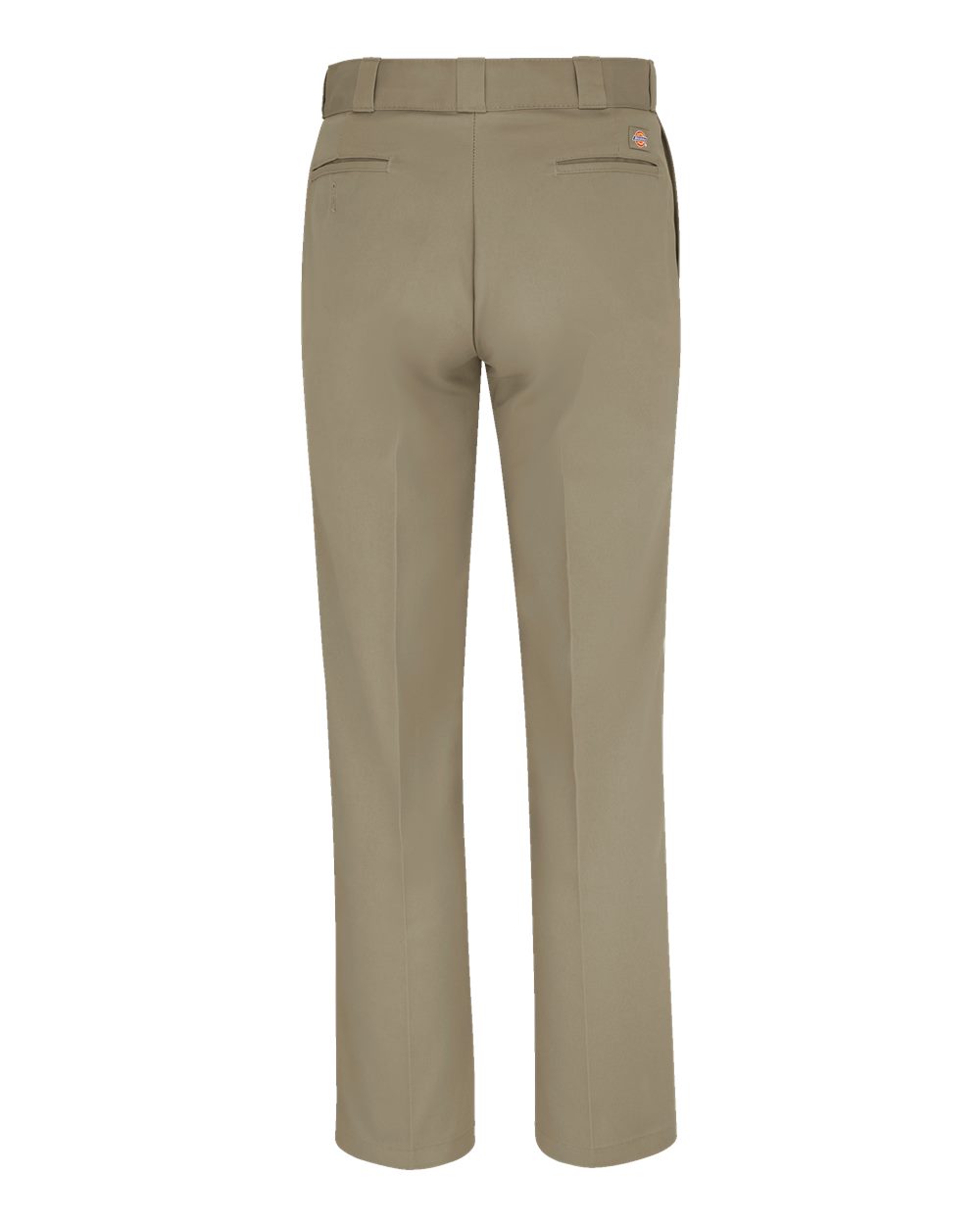 Rear View of Khaki - 28I Industrial 874® Work Pants - P874