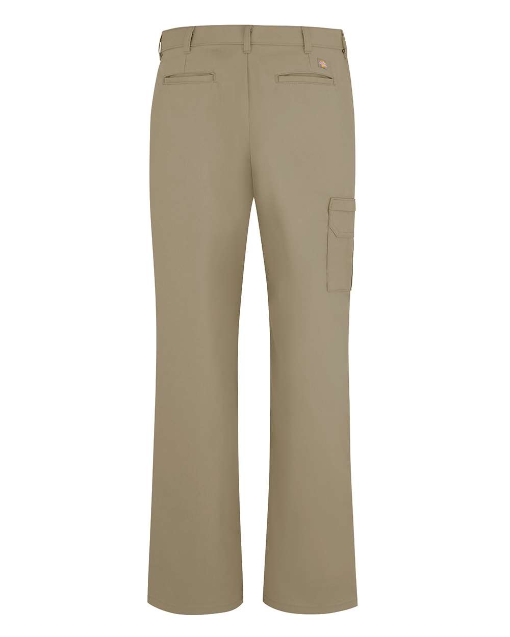 Rear View of Khaki Women's Premium Cargo Pants - FP23