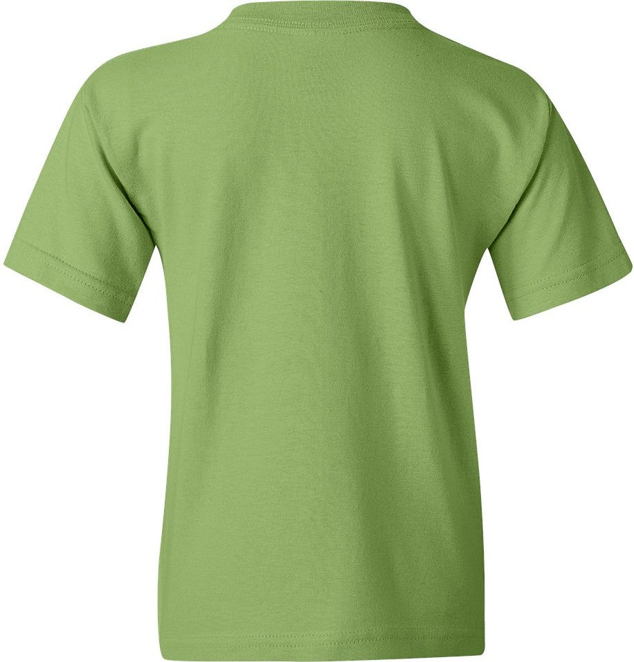 Rear View of Kiwi Heavy Cotton™ Youth T-Shirt - 5000B