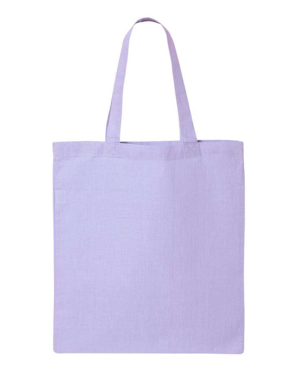 Rear View of Lavender Economical Tote - QTB