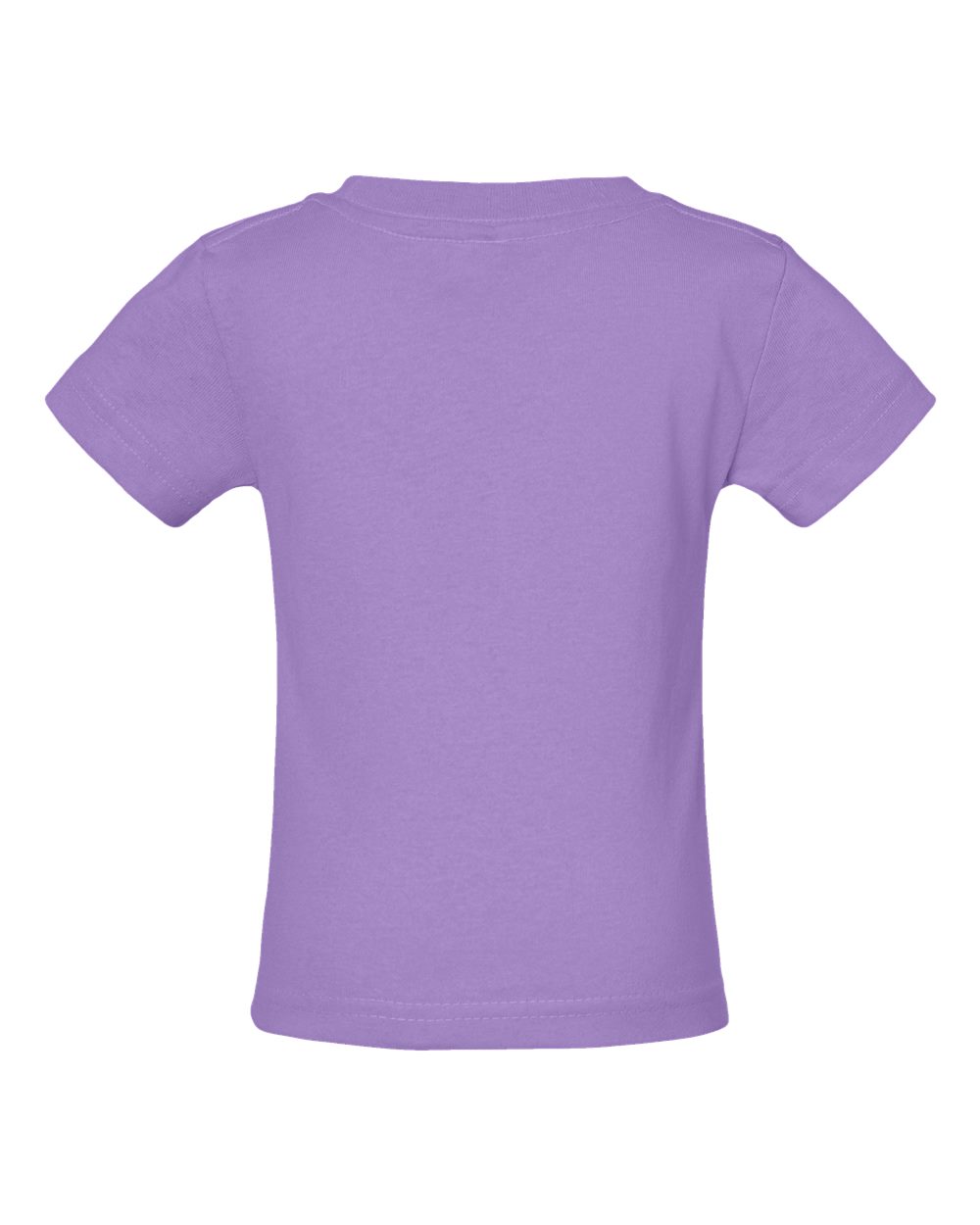 Rear View of Lavender Infant Cotton Jersey Tee - 3401