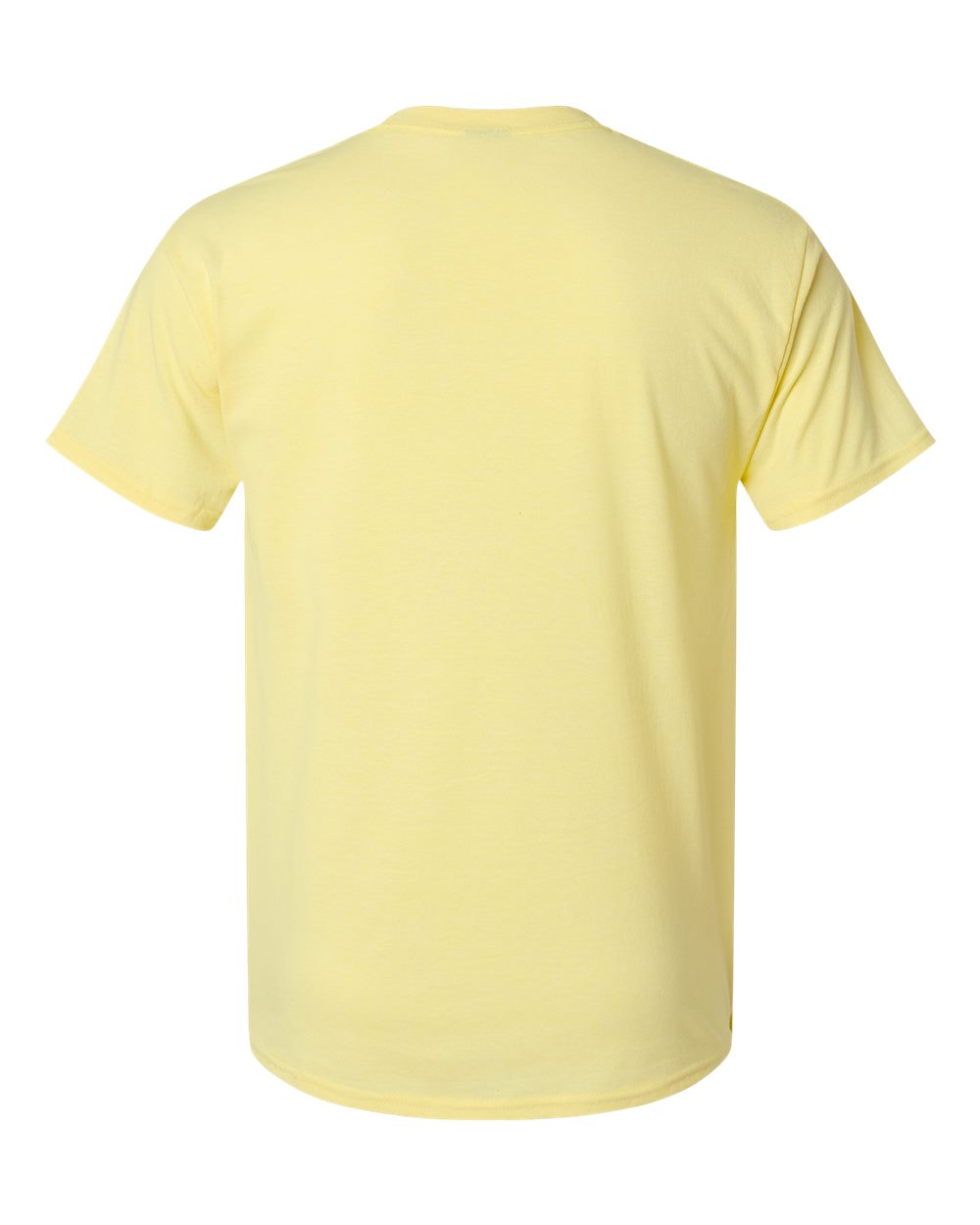 Front View of Lemon Meringue Heather Perfect-T Triblend T-Shirt - 42TB