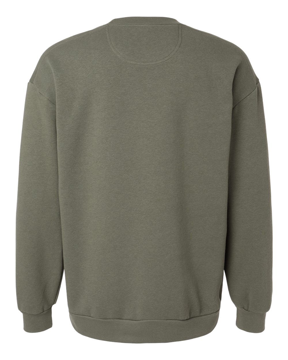 Rear View of Lieutenant ReFlex Fleece Crewneck Sweatshirt - RF496