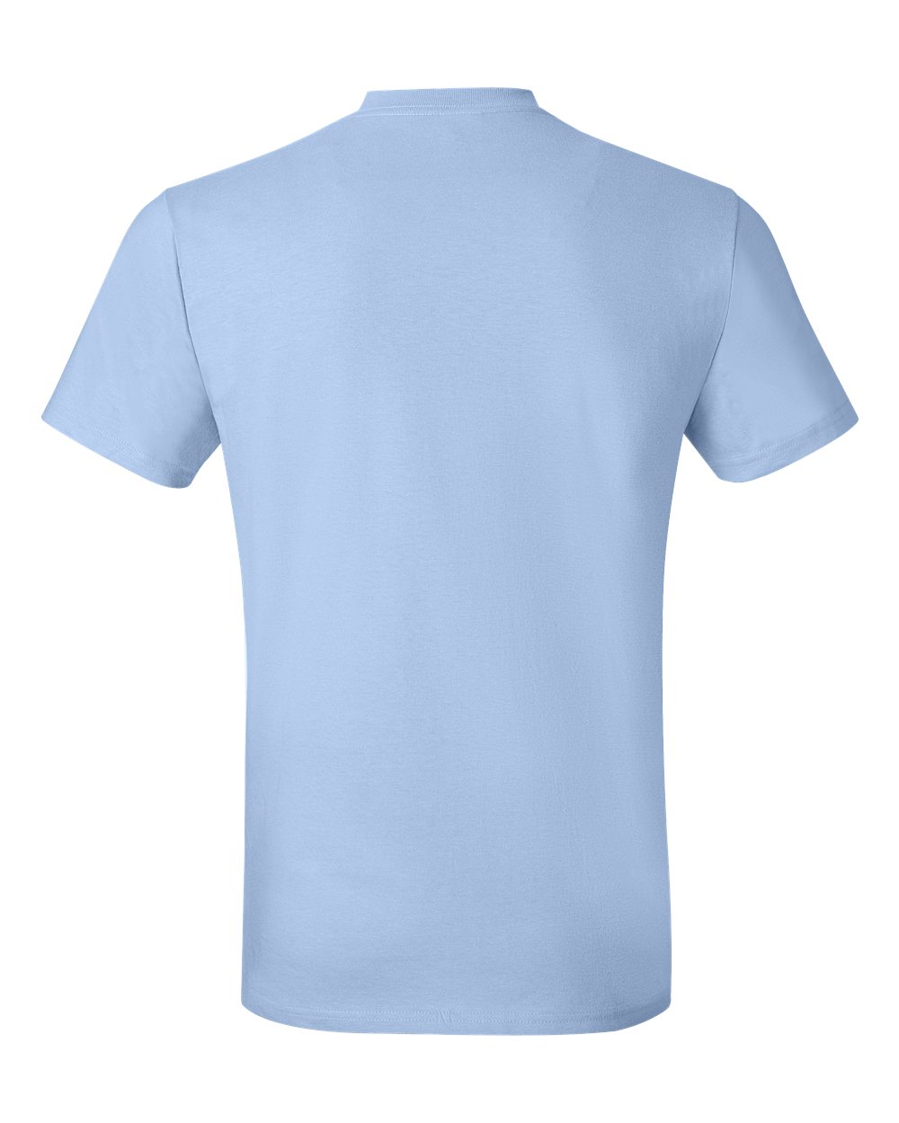 Rear View of Light Blue Perfect-T T-Shirt - 4980