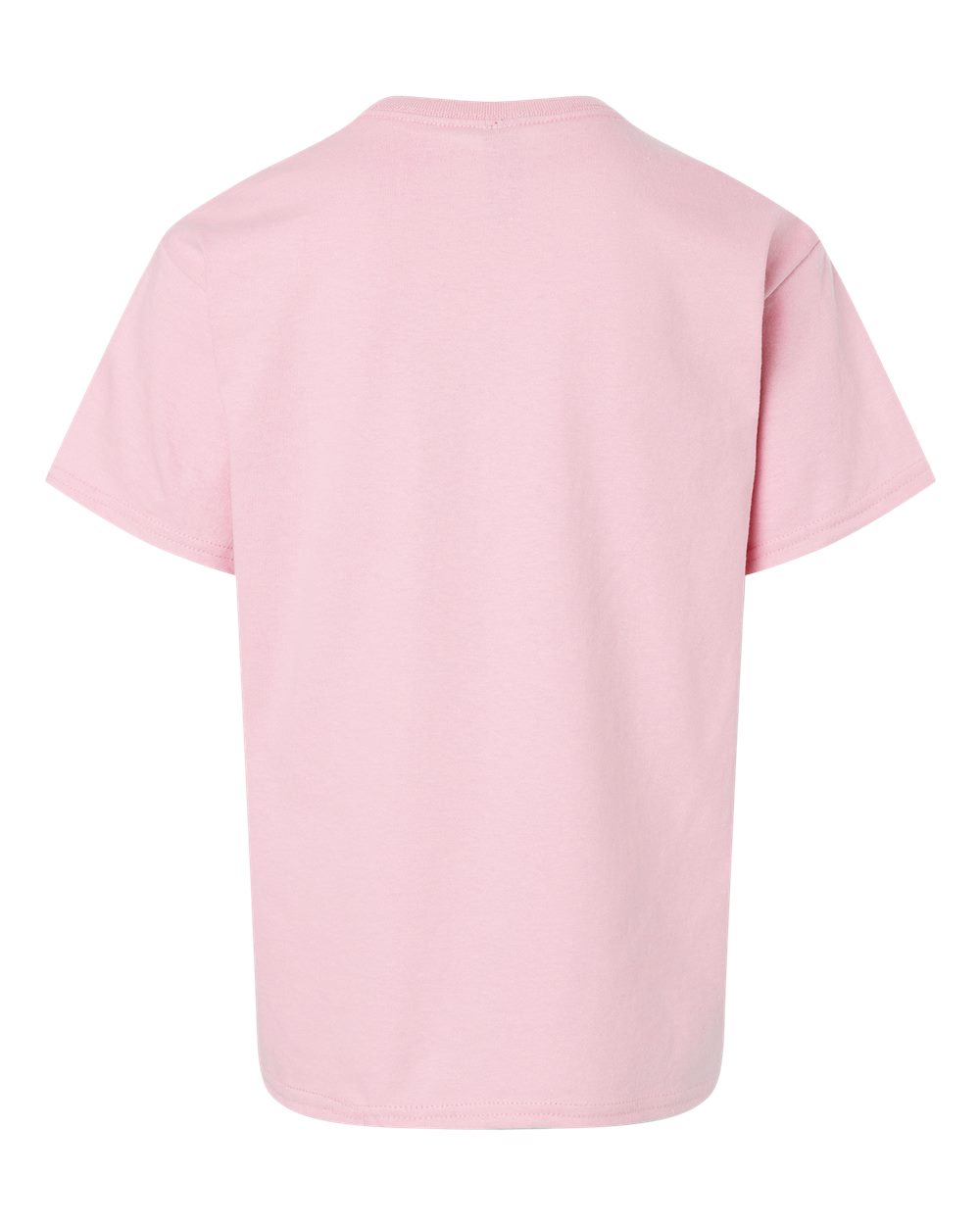Rear View of Light Pink Ultra Cotton® Youth T-Shirt - 2000B
