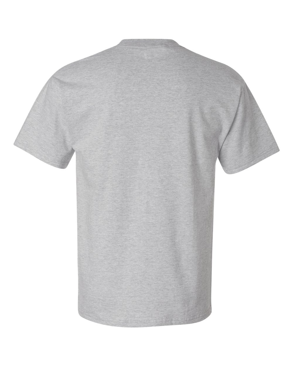 Rear View of Light Steel Beefy-T® Tall T-Shirt - 518T