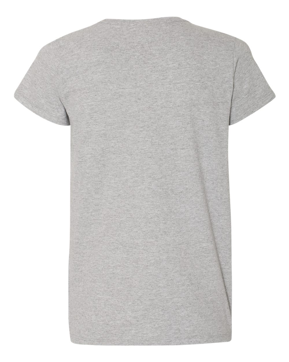 Front View of Light Steel Essential-T Women’s V-Neck T-Shirt - 5780