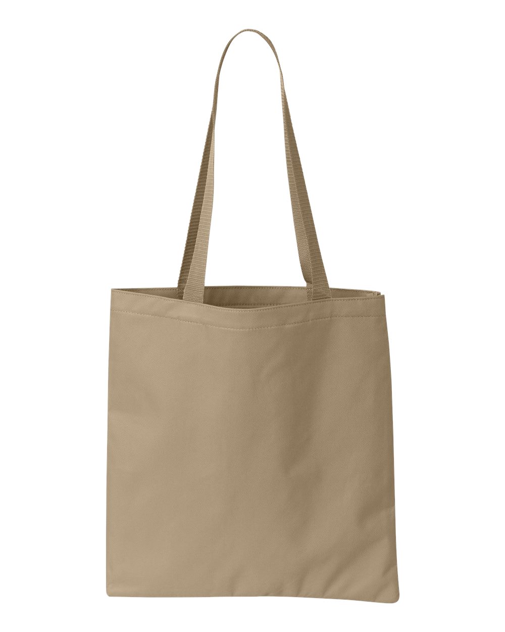 Rear View of Light Tan Madison Basic Tote - 8801