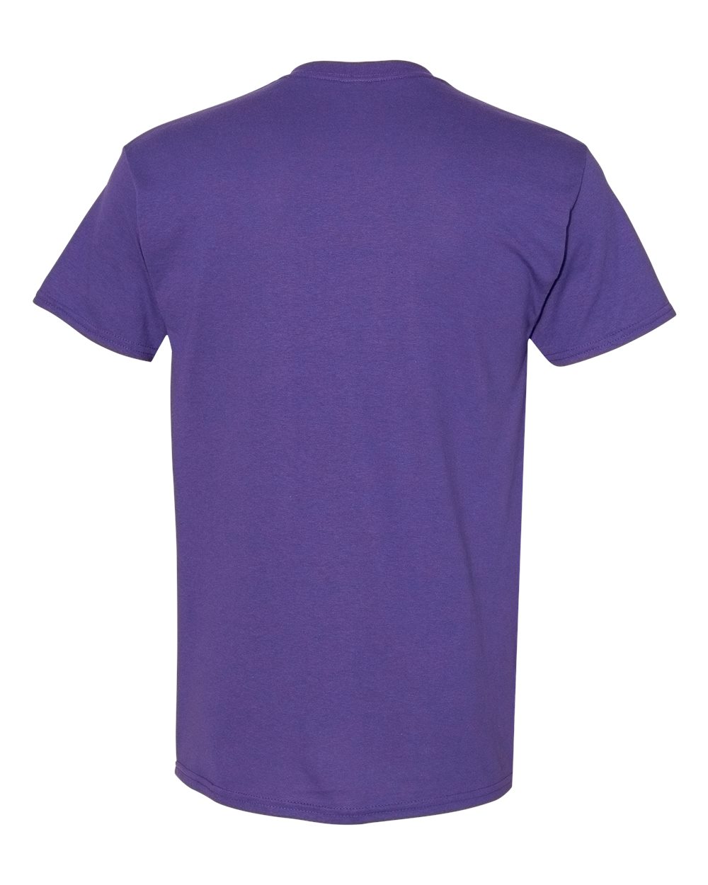 Rear View of Lilac Heavy Cotton™ T-Shirt - 5000