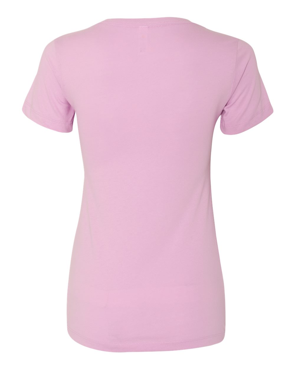 Rear View of Lilac Women's Ideal V-Neck T-Shirt - 1540