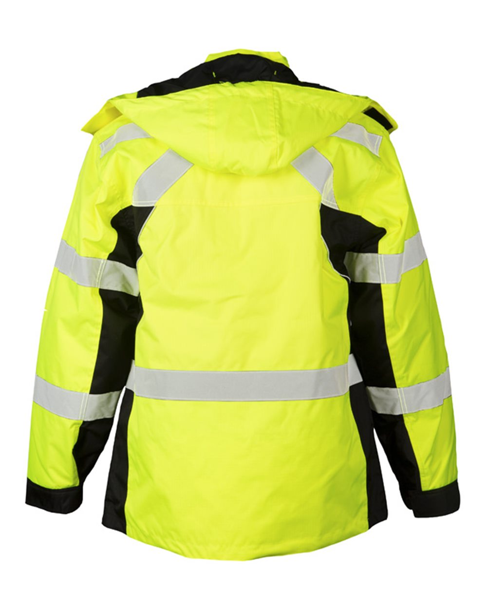 Rear View of Lime Premium Black Series® Parka - JS140-141