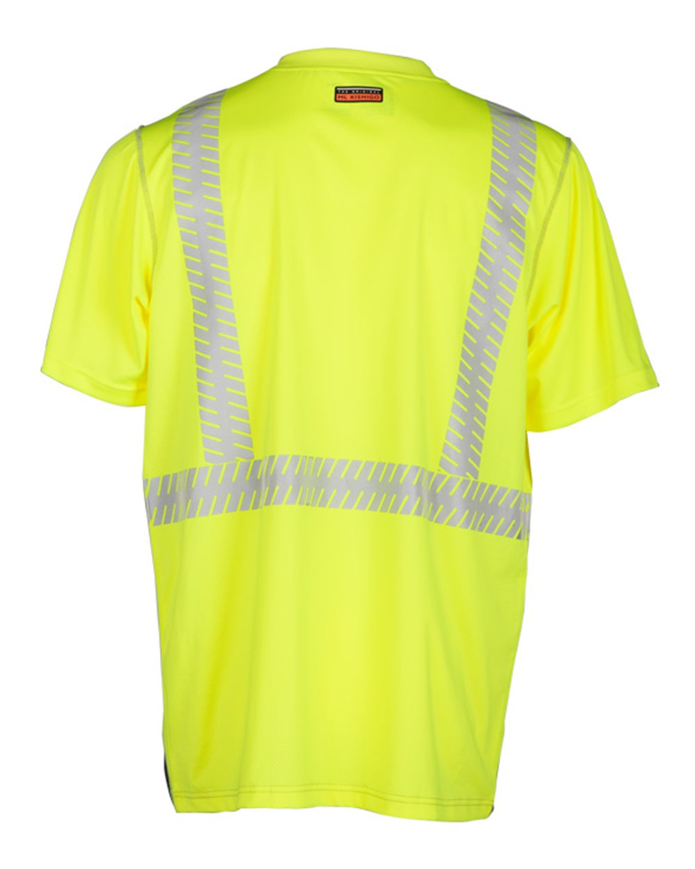 Rear View of Lime Premium Brilliant Series® High Performance Class 2 T-Shirt - 9160-9161