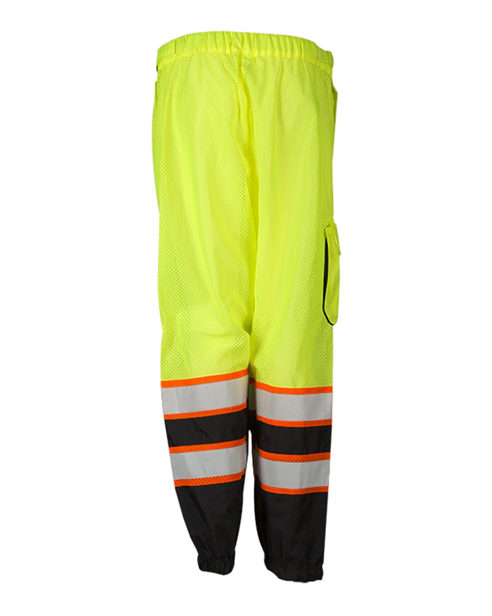 Rear View of Lime Premium Brilliant Series® Mesh Pants - 3118-3119