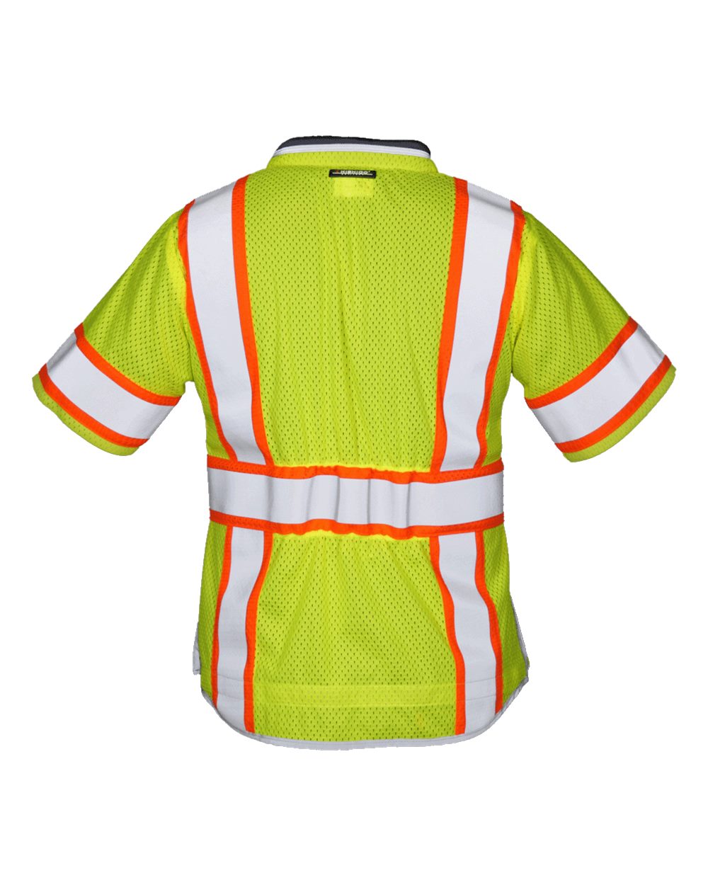 Rear View of Lime Premium Brilliant Series® Women's Class 3 Vest - 1822
