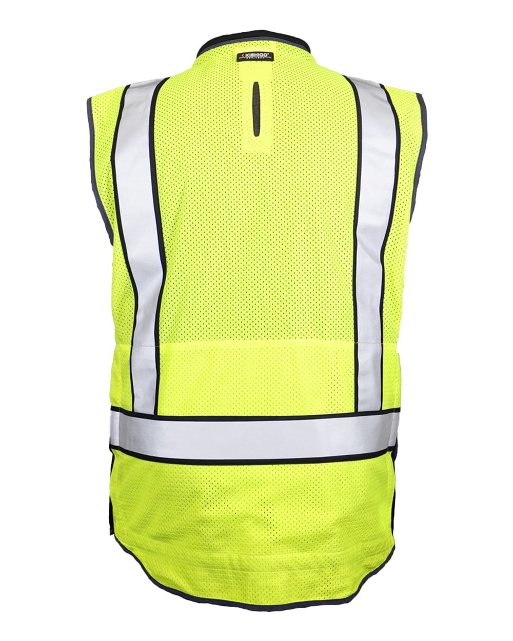 Rear View of Lime Tool Tethering Class 2 Vest - 1820