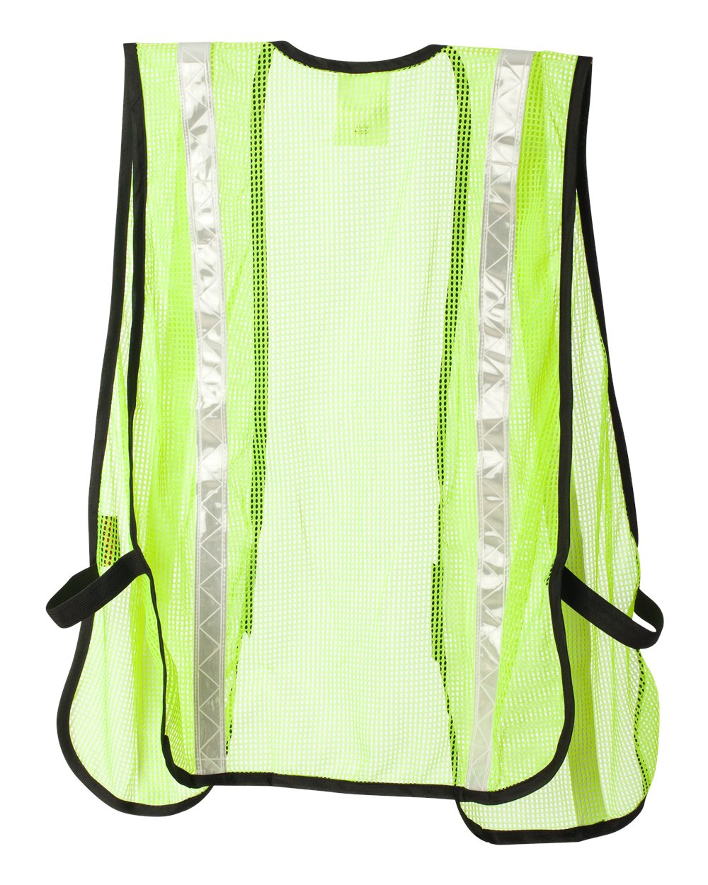Rear View of Lime/ White (PL-V18) P-Series Mesh Vest - PL-V17-V18