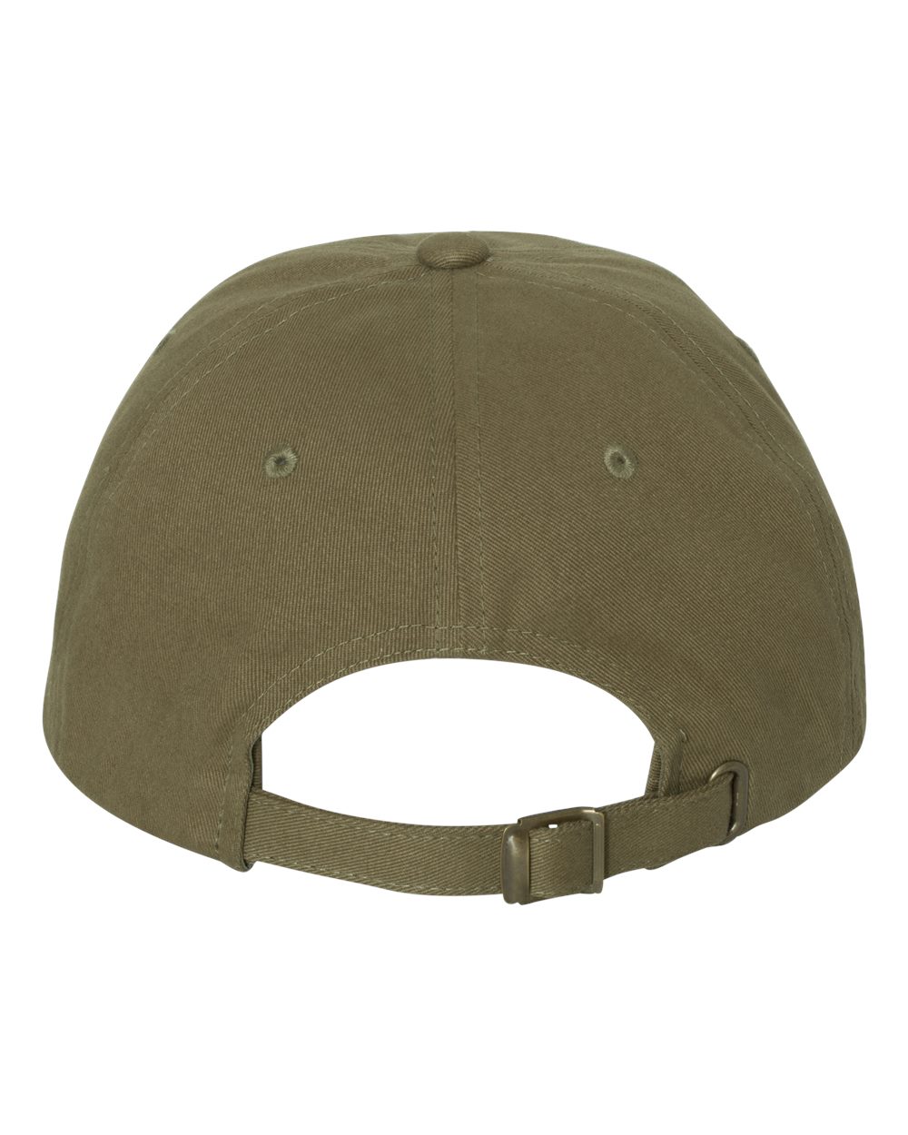 Front View of Loden Peached Cotton Twill Dad Hat - 6245PT