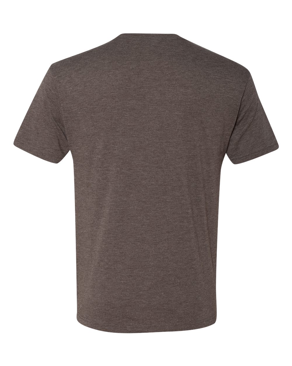 Rear View of Macchiato Triblend T-Shirt - 6010