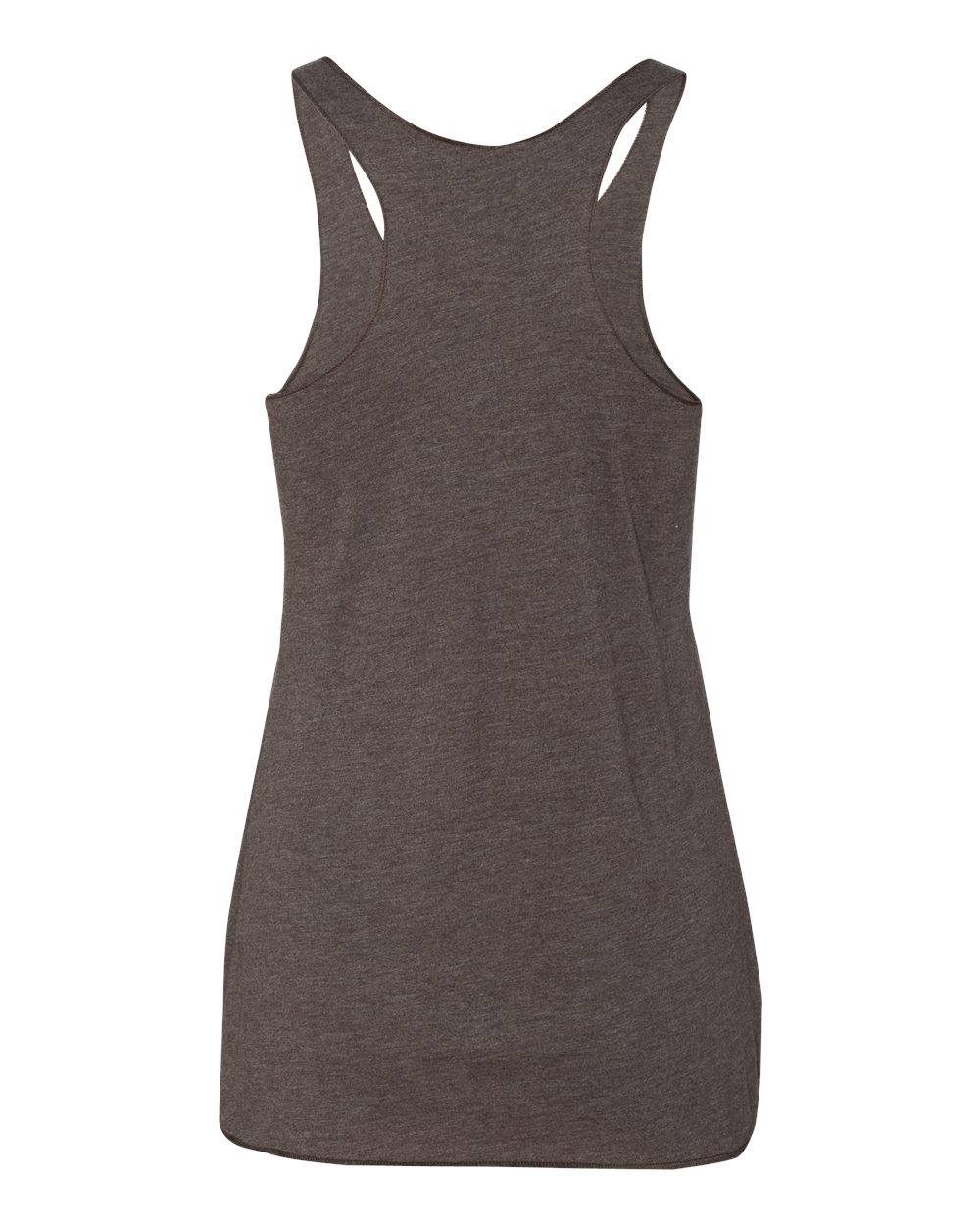 Rear View of Macchiato Women’s Triblend Racerback Tank - 6733