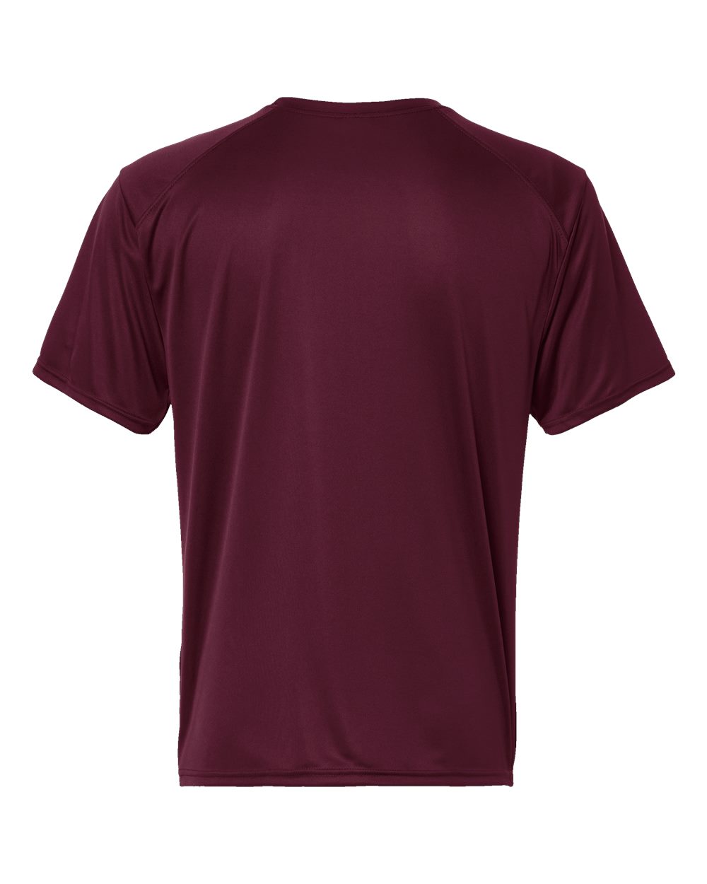 Front View of Maroon Islander Performance T-Shirt - 200