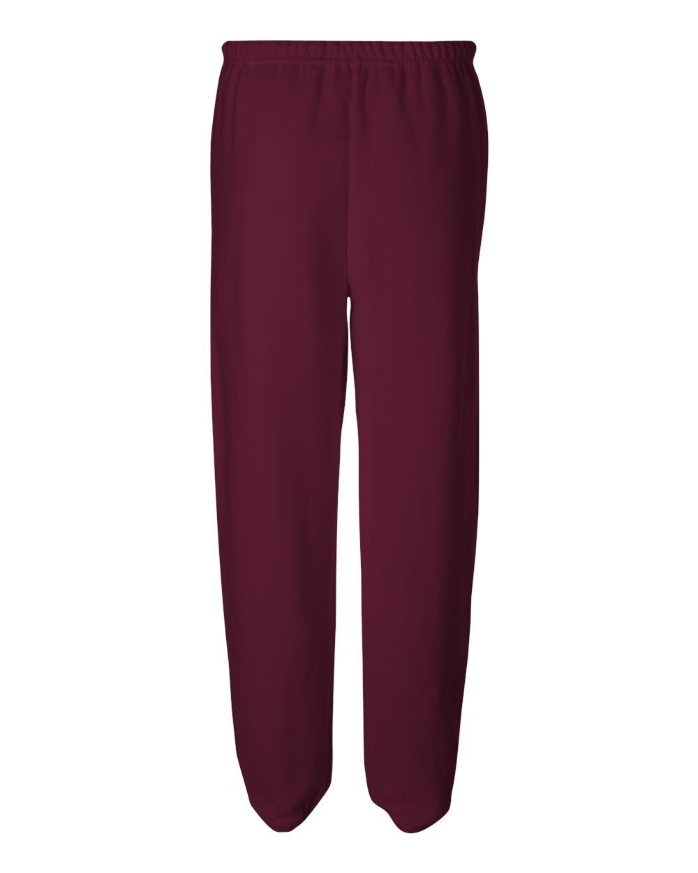 Rear View of Maroon NuBlend® Sweatpants - 973MR