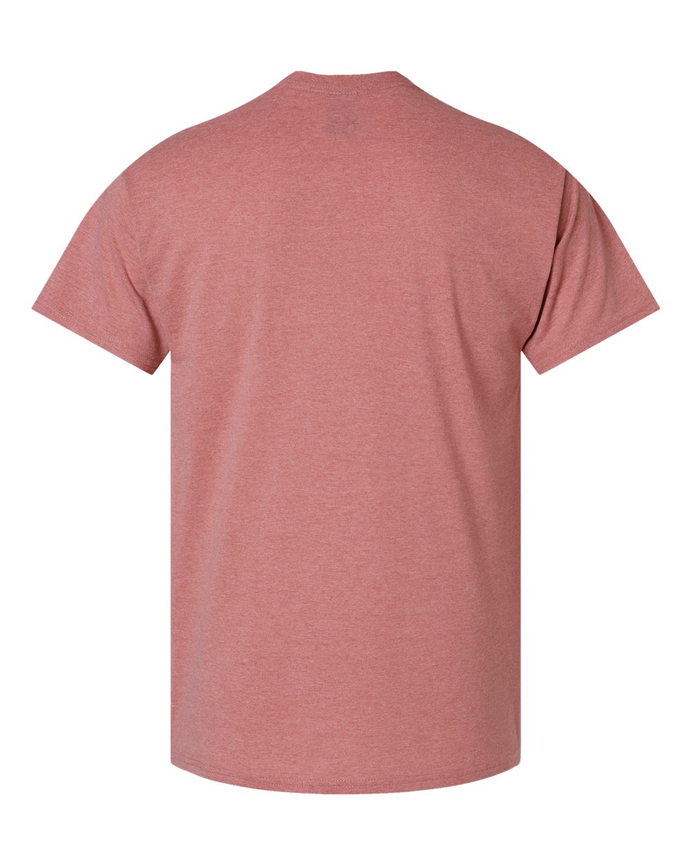 Rear View of Mauve Heather Perfect-T Triblend T-Shirt - 42TB